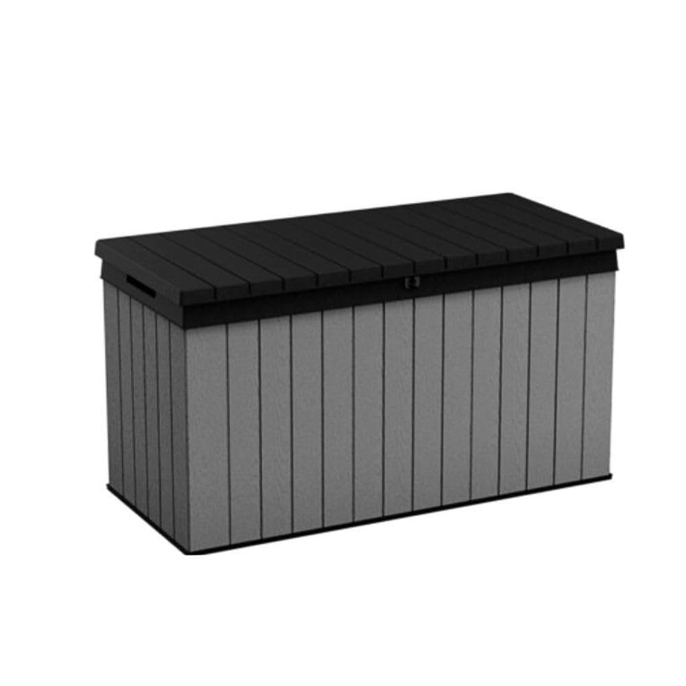 Amazon.co.jp: 屋外収納庫 物置 小型 木目調 570L グレー